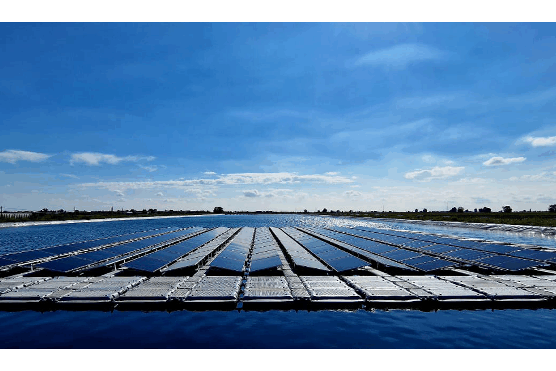Impianto fotovoltaico galleggiante Italia