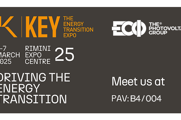 Immagine con dettagli partecipazione di ECO The Photovoltaic Group a KEY